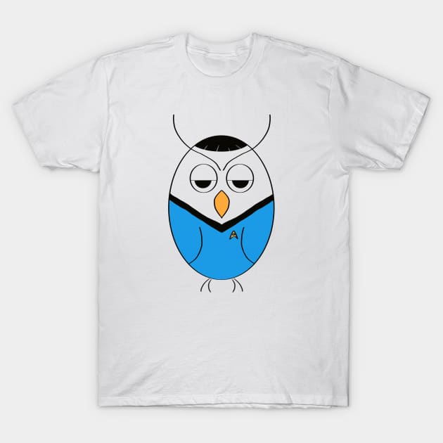 Spock owl T-Shirt by MINNESOTAgirl